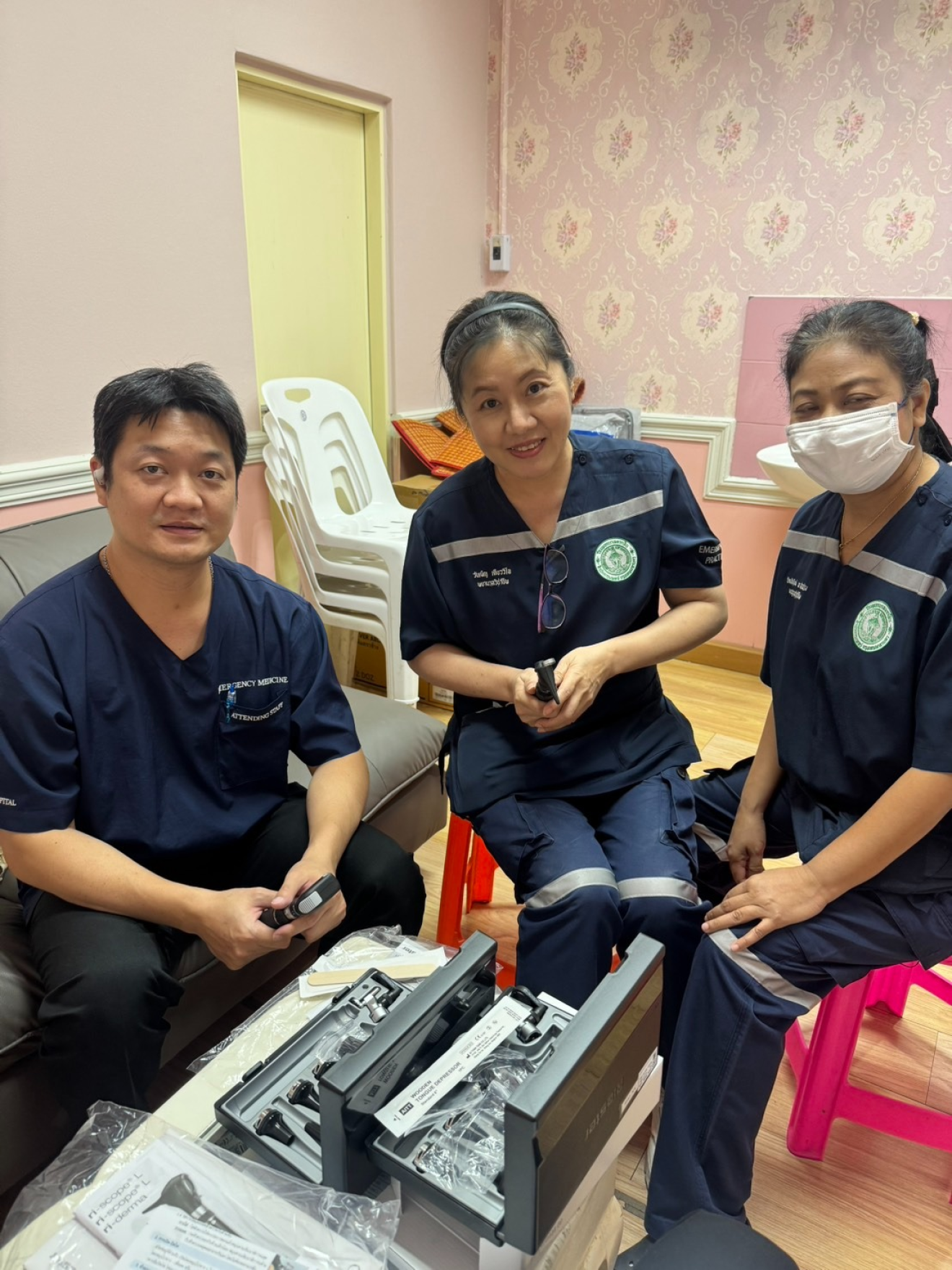 ส่งมอบ ชุดตรวจวินิจฉัยทางหู ตา คอ จมูก รุ่น RI - SCOPE 