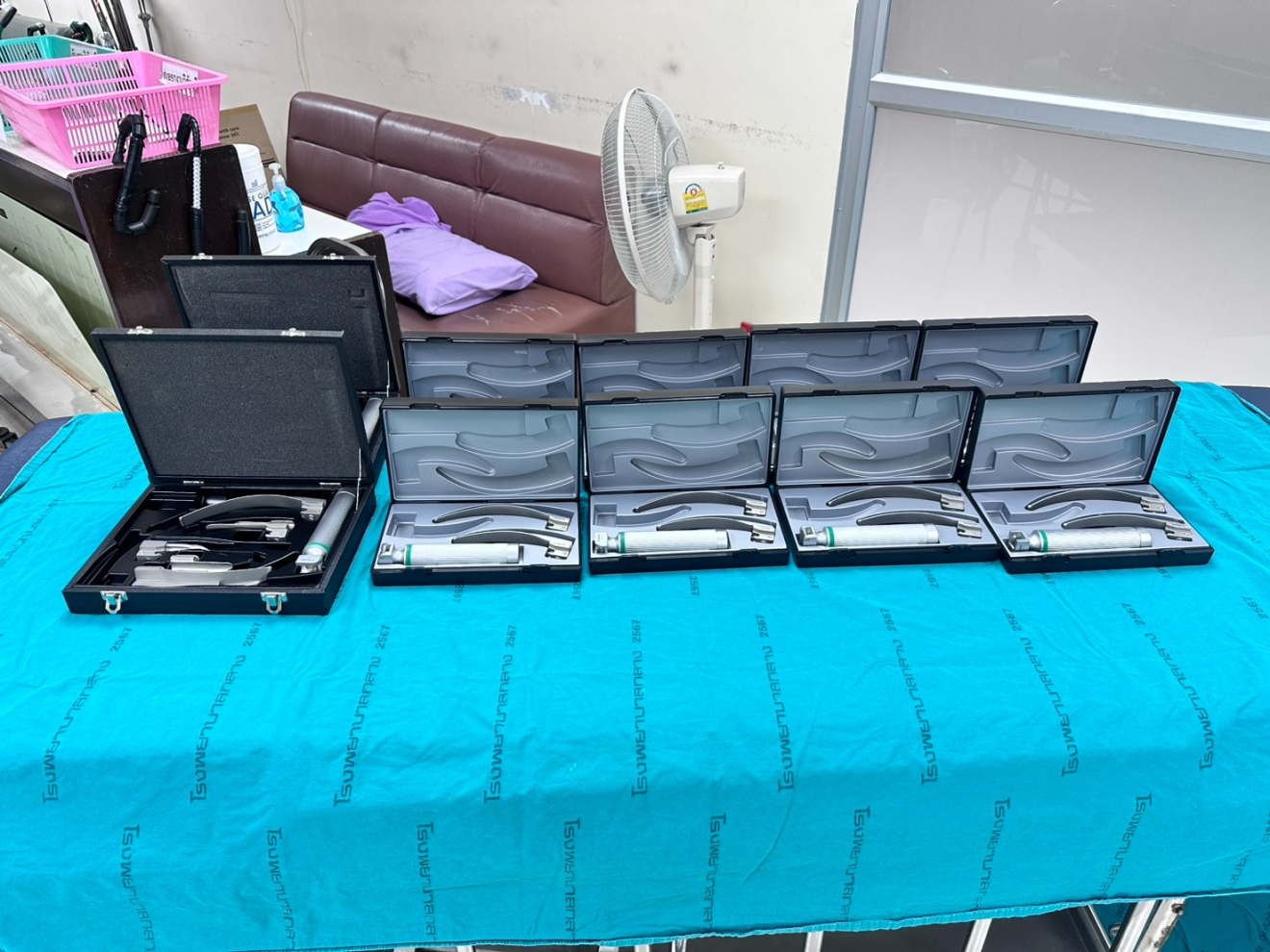 ส่งมอบ เครื่องส่องตรวจกล่องเสียงเพื่อใส่ท่อช่วยหายใจ