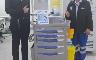 ส่งมอบ รถเข็นฉุกเฉิน ABS